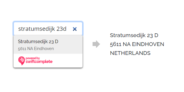 Netherlands Address Autocomplete